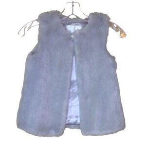 Edgehill Collection Furry Vest Grayish 6/6X